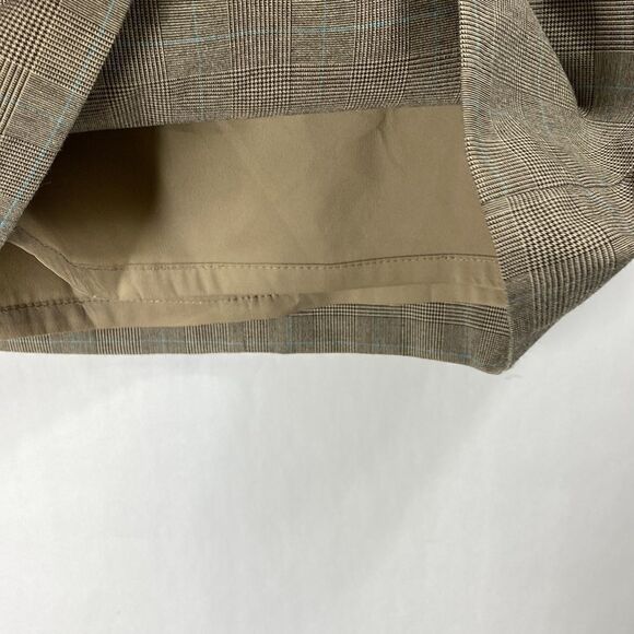 3For$20 Banana Republic Glen Check Tan/Blue size: 0 - Picture 6 of 8